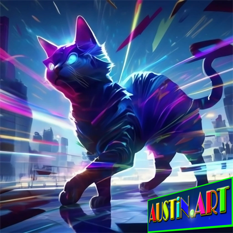 Digital Artist DAPACU 
"The Cat" Artworks Release 2025